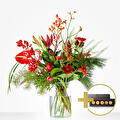 Plukboeket kerst rood