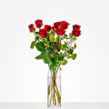 Losse rode rozen, boeket van Bloemen en Lifestyle