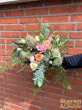 Bruidsboeket in roze en wit