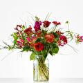 Rijkelijk rood, boeket van Bloemen en Lifestyle